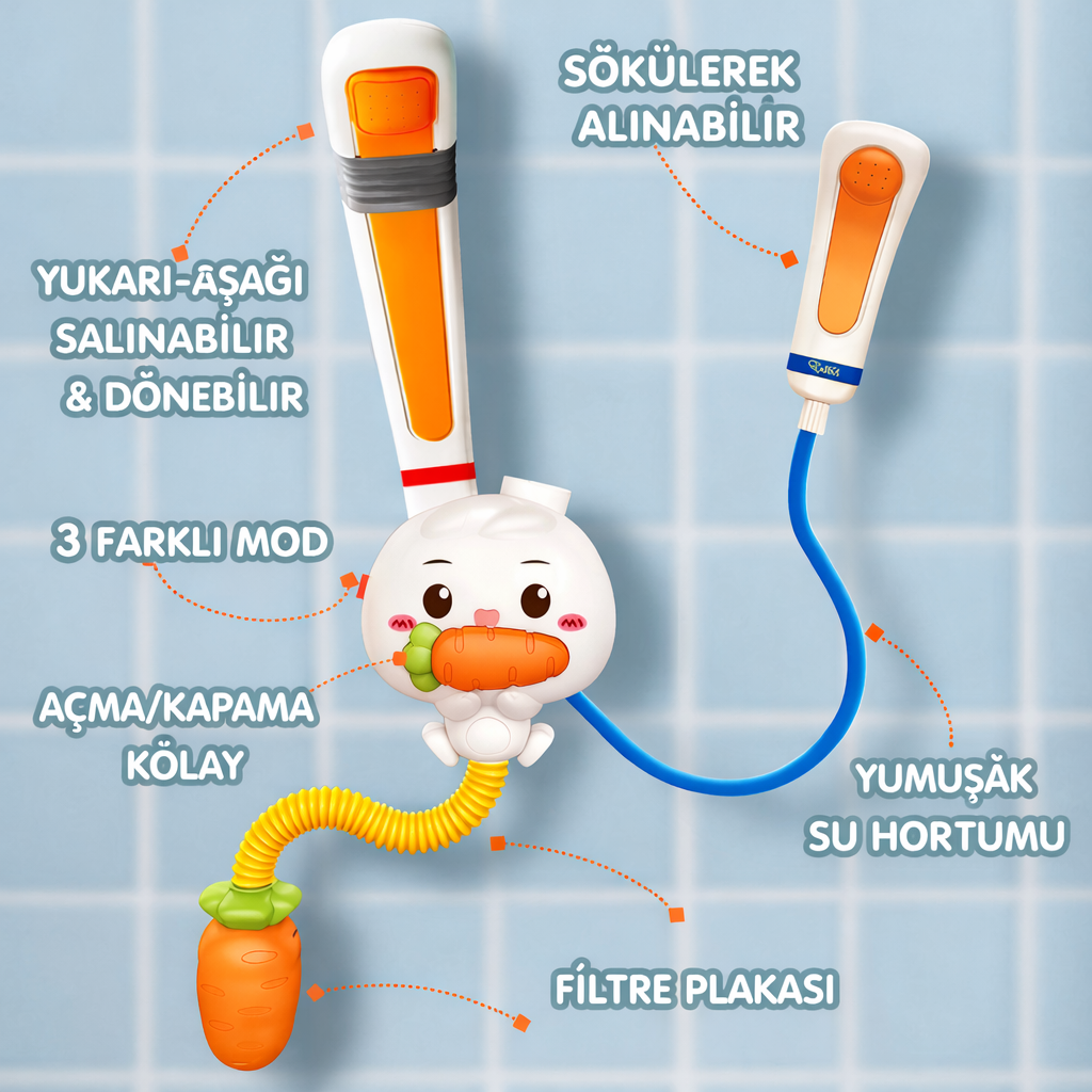 BanyJoy Eğlenceli Banyo Aparatı